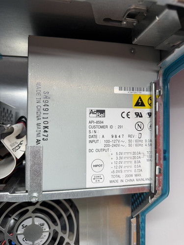 Power mac psu netzteil 200w - g3,