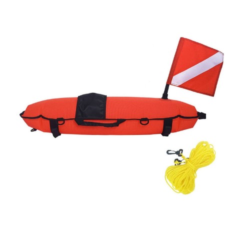 Tauchboje mit flagge - tauchboje,