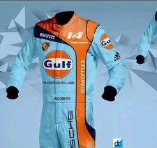 GULF Go Kart Rennanzug CIK/FIA