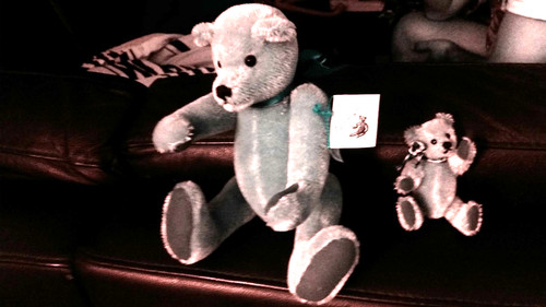 Tina echtes mohair teddy - mohair, bär