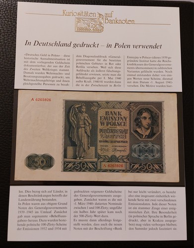 Kuriositäten auf banknoten - ,