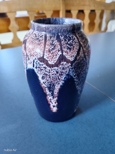 Vase vintage blau - vintage, lila