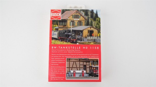 Busch 1158 tankstelle - busch, h0
