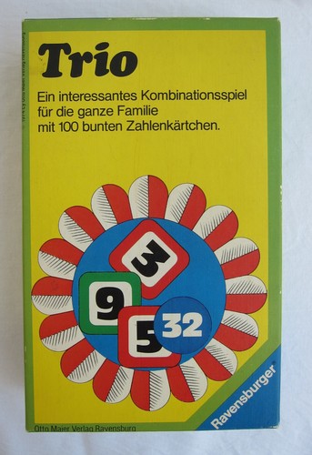 Trio ravensburger 1974 - trio,