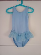 Vama Gymnastikanzug GR.110-116, Tütü Hellblau, Tüll Ballettkleid