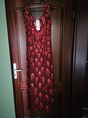 Schickes edles kleid apart - kleid, rot