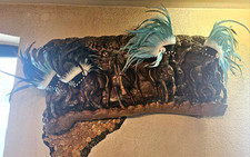 4-teiliges Set Indianer Kopfschmuck War bonnet Indian Headdress  Federhaube LBH