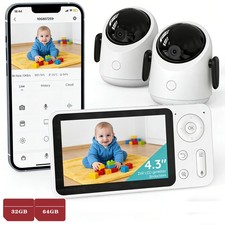 Babyphone mit 2 Kameras, WLAN
