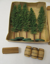 5 Bäume und Waggonladung für Spur H0