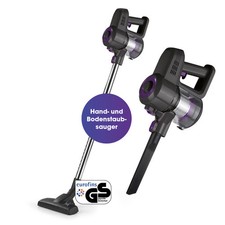 CLEANMAXX Akku Zyklon Sauger Boden Staubsauger Beutellos 2in1 Handstaubsauger