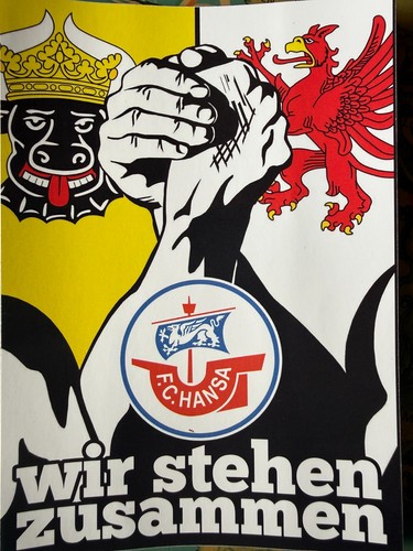 Hansa rostock aufkleber - rostock,