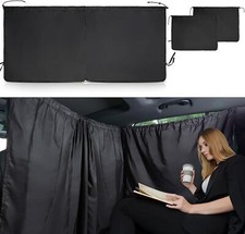 3Stk Sonnenschutz Vorhang Gardinen Sichtschutz Trennvorhänge Seitenscheibe Auto