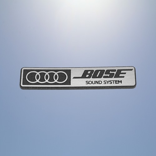 Bose soundsystem 60x12mm badge - bose,