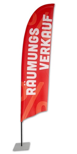 Räumungsverkauf beachflag - räumungsverkauf,