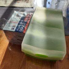 HAN Karteibox Karteikasten grün Croco A7 + 400 Karten + Register