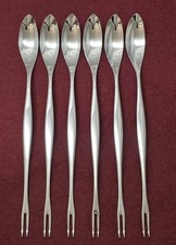 WMF Stockholm 6 Hummergabeln 23 cm 90 er Silberauflage guter Zustand 
