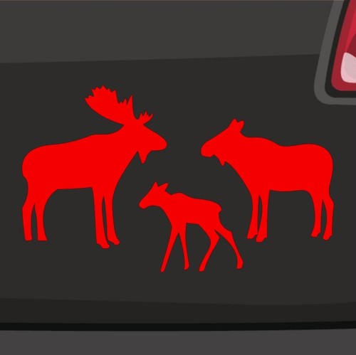Elch familie aufkleber sticker - elch,