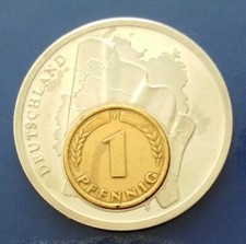 Medaille Deutschland 1 Pfennig  European Currencies