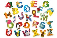 Buchstaben Tiere, bunte