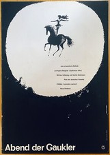 Abend der gaukler filmposter - gaukler,