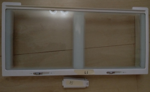 Untere glasablage - untere,