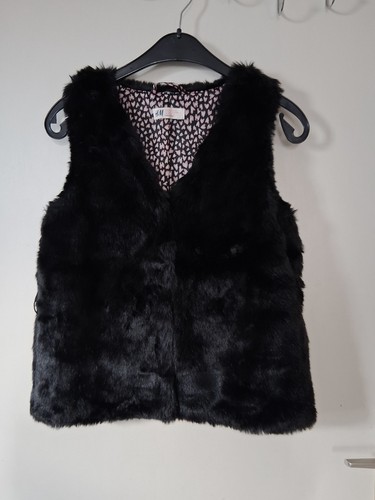Warme weste kunstpelz - weste,, h&m,
