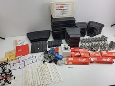 Großes Konvolut Prefo Autorennbahn Zubehör 74 Bahnteile DDR Spielzeug #2511991