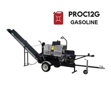 HOLZVERARBEITER Holzspalter Benzin Sägespaltautomat 12T PROC12G