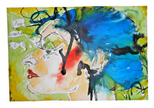 Malerei Portrait Bild Aquarell