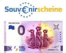 0 Euro Schein XEMB 2024-7 KÖLNER ZOO