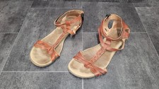 Gabor Sammler Liebhaber  Damen Sommer Barfuss Sandalen Gr.38 abgetragen Riemchen