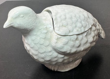 Porzellan, Meissen, Figur, Dose, Rebhuhn, weiß, 1. Wahl, selten, top