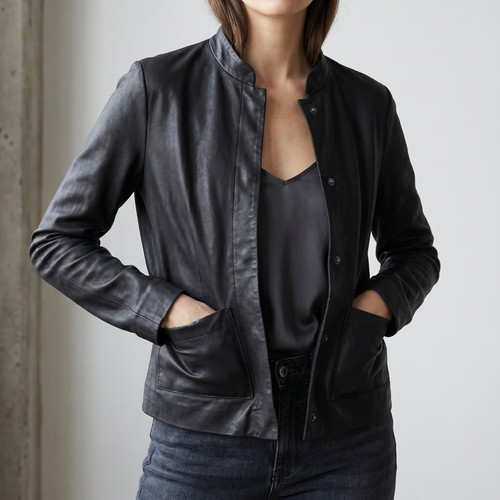 Leder jacke 36 - leder, s/36