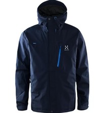 Haglöfs Jacke Astral III Gore Tex 28K mm Herren Gr.M wasserdicht Blau 154631