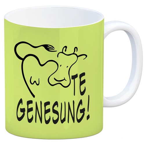 Kuhte genesung kaffeebecher - kuhte,