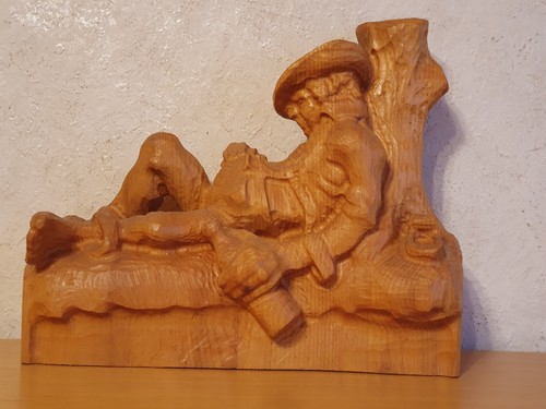 Holzschnitzerei skulptur - holzschnitzerei, /