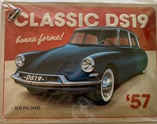Werbeschild Citroën DS DS19 Berline 1957 Bonne Forme Metalschild