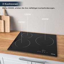 Glaskeramikkochfeld 59cm