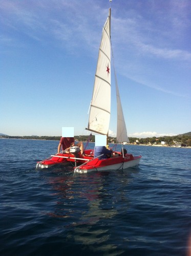 Segelboot katamaran starkat - segelboot,,