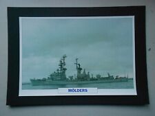NAVAL  PRINT- MOLDERS(1968) GERMAN DESTROYER