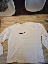 Nike Sweatshirt, Größe L, Farbe Weiß