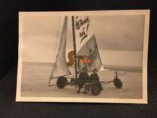 altes Foto Insel Juist – Strandsegeln/  Segel Quick Illustrierte  ca. 60er Jahre