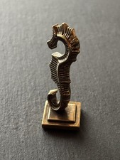 Seepferdchen figur aus messing - figur,