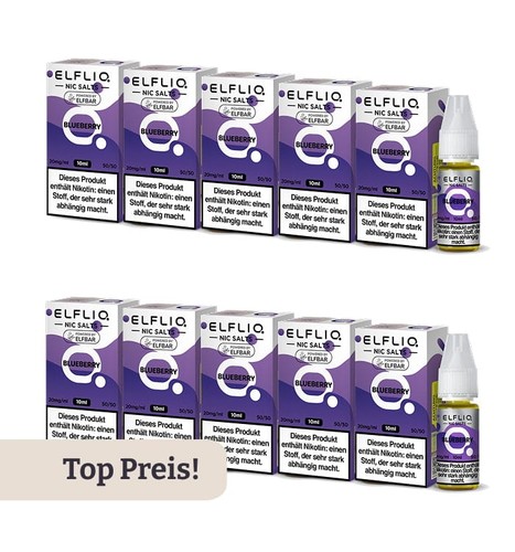 10er pack liquid nikotinsalz - e-liquid,