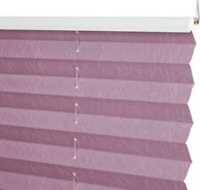 Plissee Kleemfix "Dahra" Easyfix Licht & Sichtschutz mauve lila Crush Optik