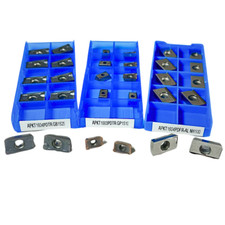 10x APKT1003 / APKT1604 Wendeschneidplatten beschichtet für Stahl Edelstahl Alu