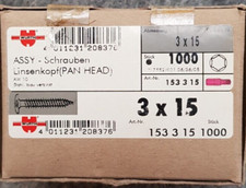 Würth Assy 3 x 15 Schrauben