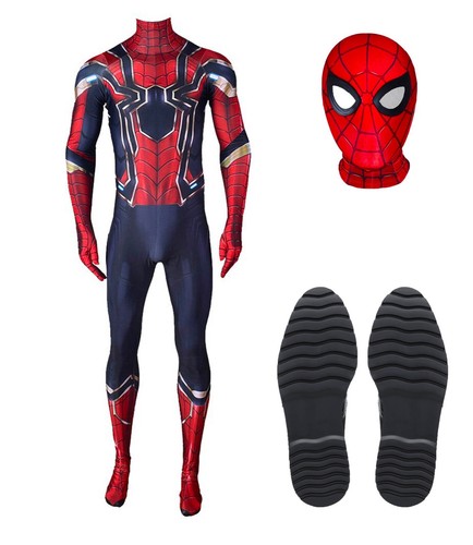 Iron man spiderman kostüm - iron,