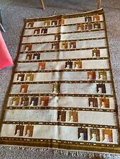 Gewebter Wand teppich Handgefertigte sehr alt