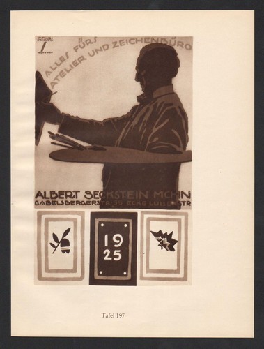 1925 ludwig hohlwein - hohlwein, reklame